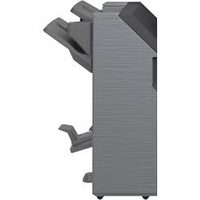 Sharp saddle stitch finisher