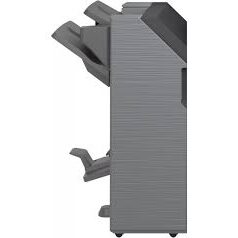Sharp saddle stitch finisher