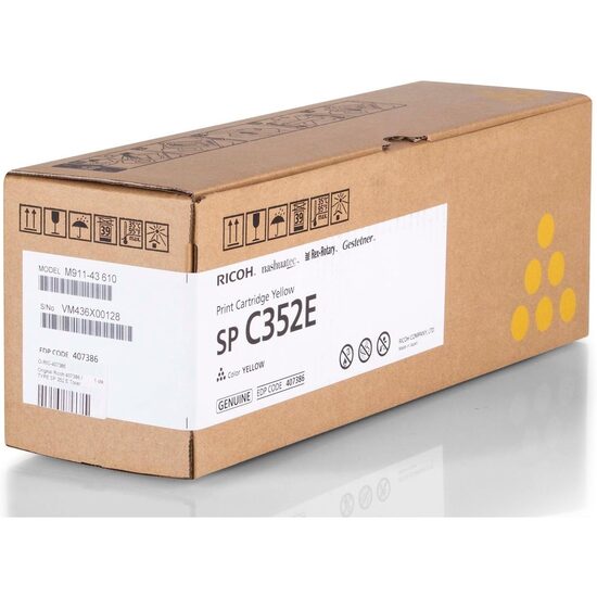 Ricoh toner yellow 9000p for SPC352