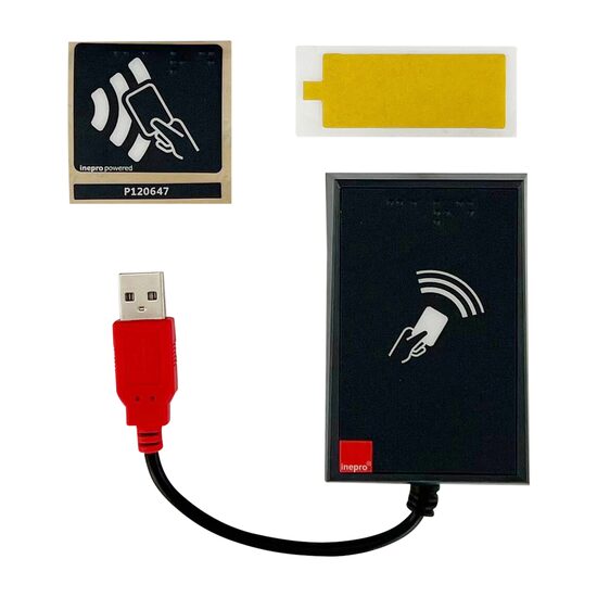 Inepro Red Spider HF only Desktop MFP Complete 15cm USB-A Male, card reader EXTERN